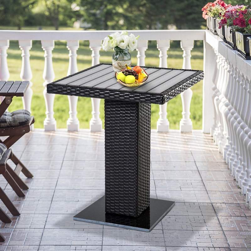 Whittier Rattan Bistro Table
