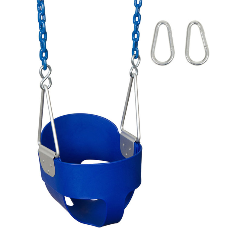 3 1/2 Swing Set Stuff Coated Trapeze Swing Chain with SSS Logo Sticker Green 3 1/2 Swing Set Stuff Coated Trapeze Swing Chain with SSS Logo Sticker Green