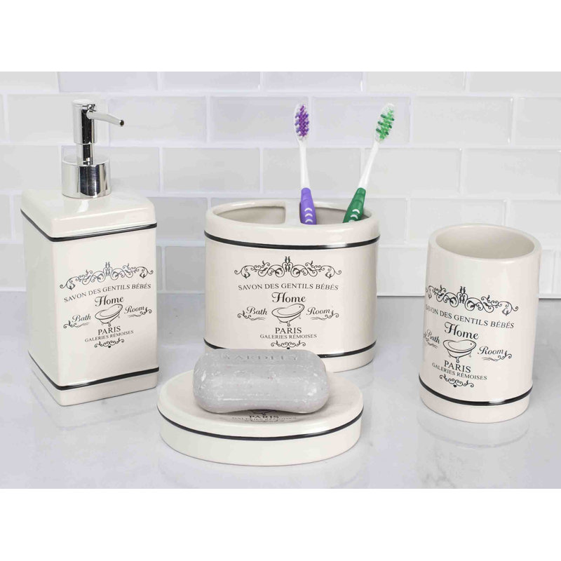 Ophelia Co Coalville 4 Piece Bathroom Accessory Set Reviews Wayfair