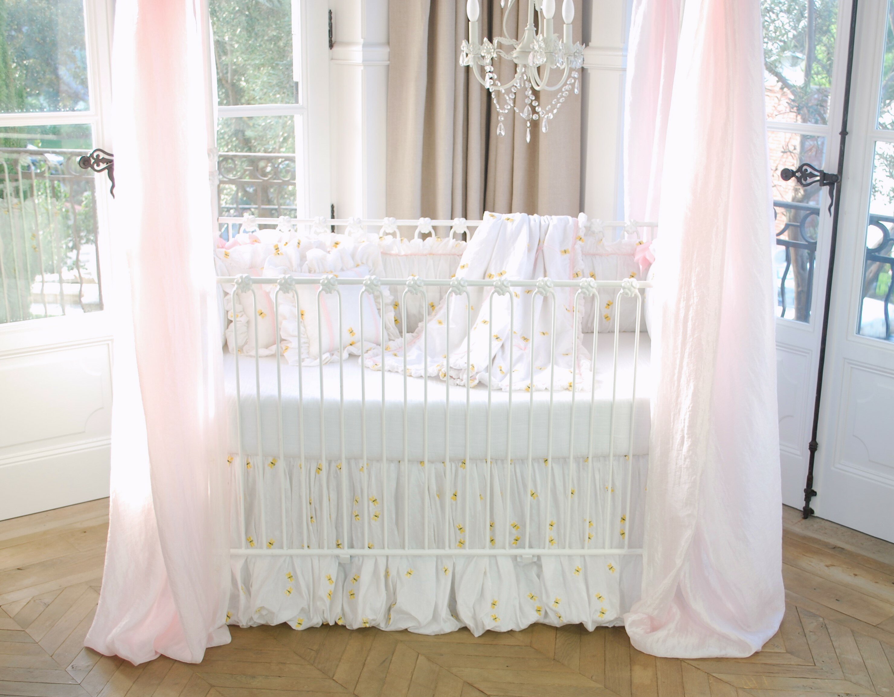 nursery bedding and curtain set
