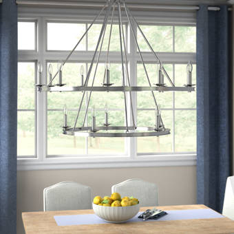 Gracie Oaks Jordan Lee 16 Light Candle Style Geometric Chandelier Wayfair