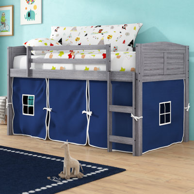 Zoomie Kids Irons Twin Low Loft Bed Reviews Wayfair Special Offers Savings