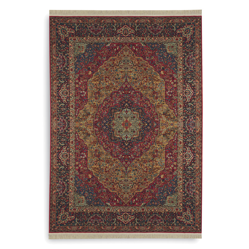 Karastan Oriental Wool Red Brown Area Rug Reviews Perigold Karastan Oriental Wool Red Brown Area