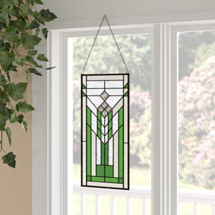 Stained Gl Panels You Ll Love Wayfair Stained Gl Mission Window Panel