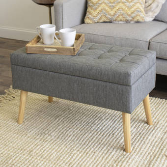 Alcott Hill Henslee Storage Ottoman Wayfair