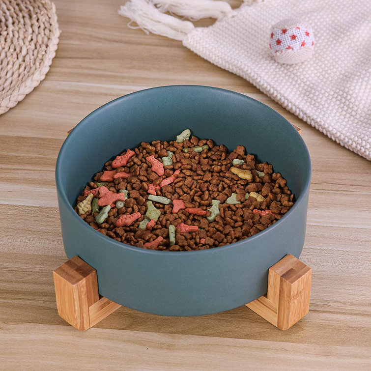weighted dog water bowl