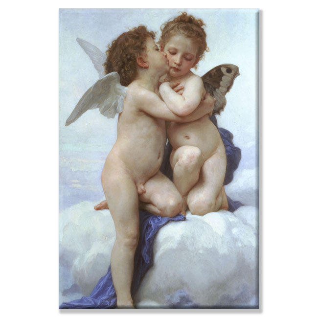 Buyenlarge Cupid And Psyche As Infants By William Adolphe