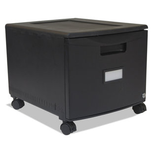 1-Drawer Mobile Lateral Filing Cabinet by Storex