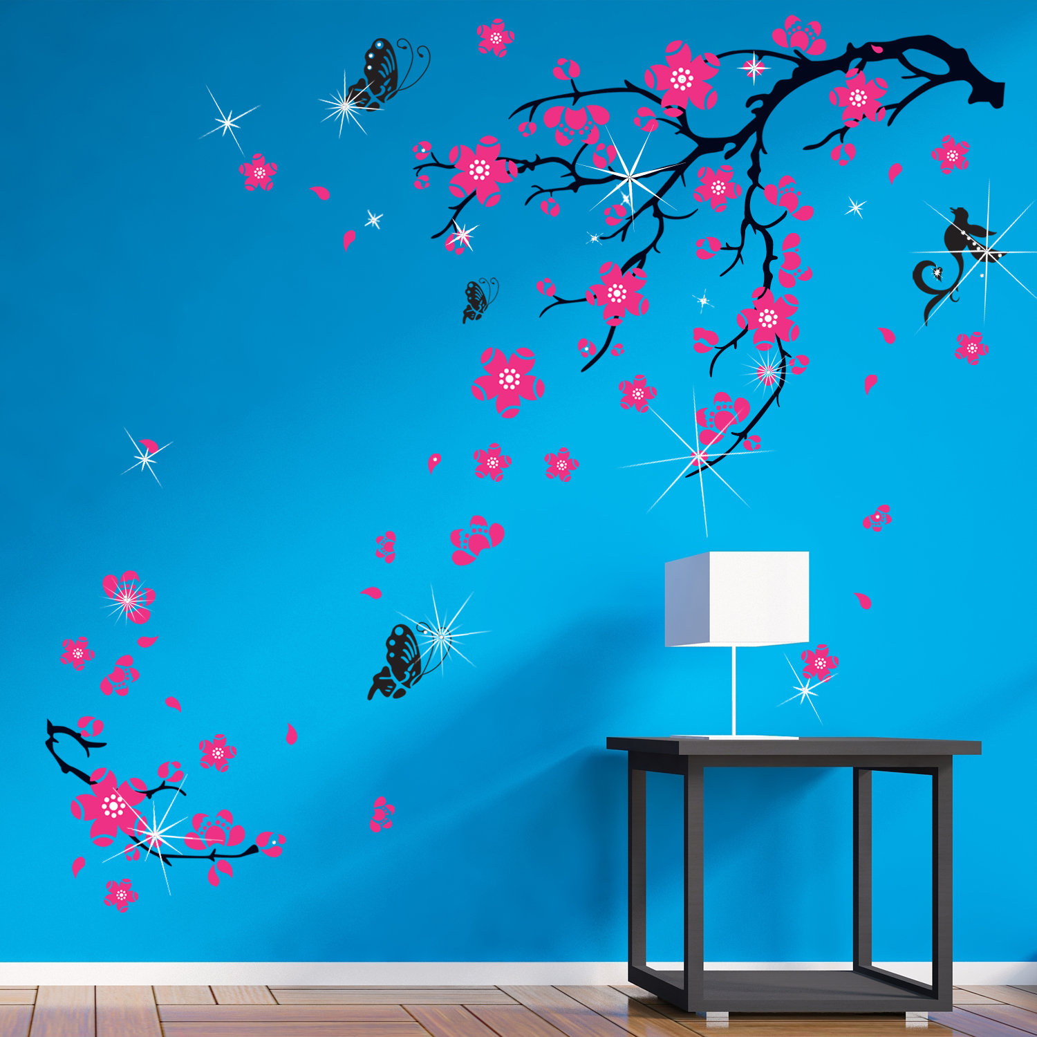 Ebern Designs Blossom Flowers Wall Decal & Reviews Wayfair