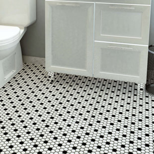 Find The Perfect Hexagonal Tile Wayfair Retro 0 88 X Porcelain Mosaic Tile