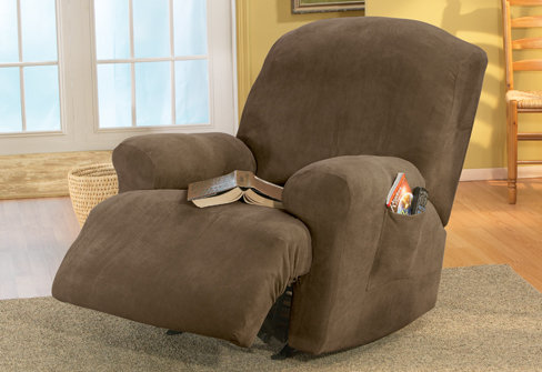 Sure Fit Stretch Pique T Cushion Recliner Slipcover Reviews Wayfair