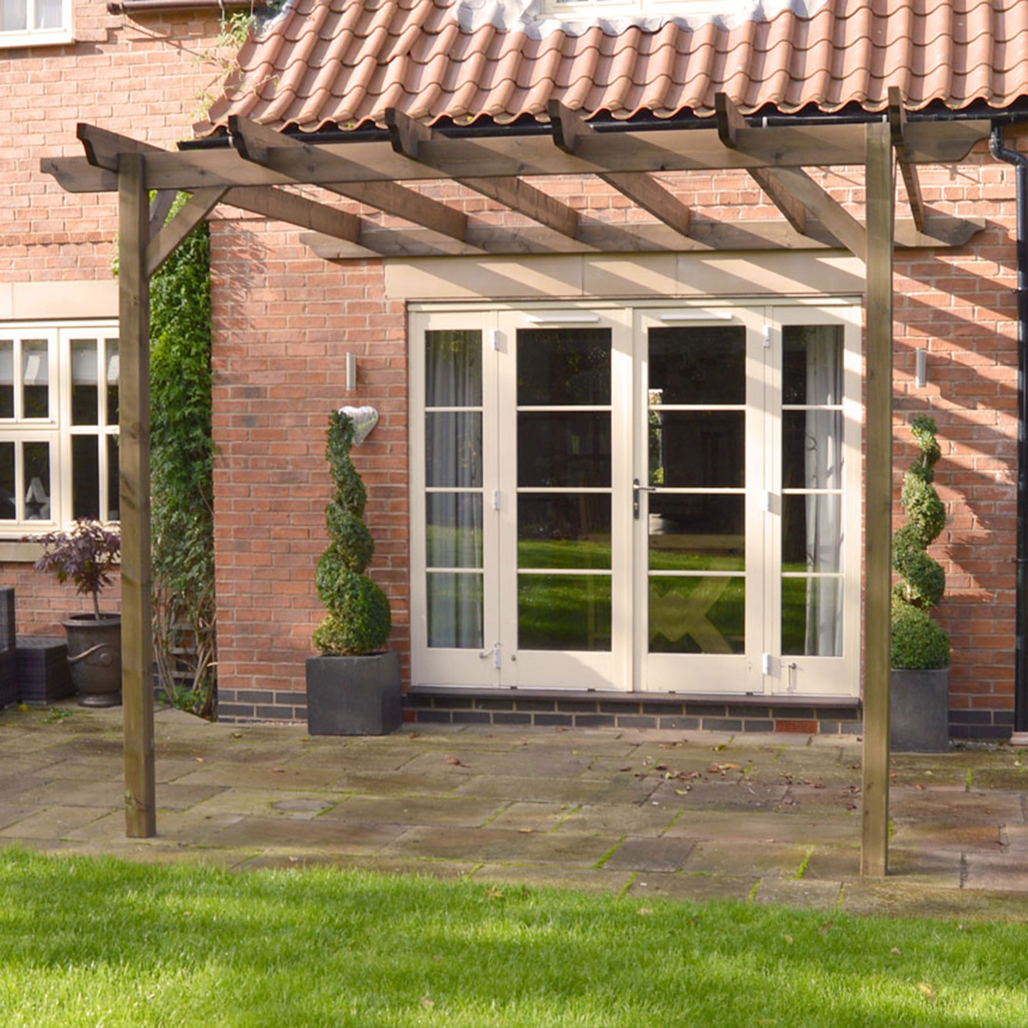 Dakota Fields Pollitt Lean Pergola Reviews Wayfair Co Uk