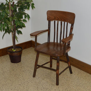 Wyton Hickory Solid Wood Dining Chair by Loon Peak Spacial Price