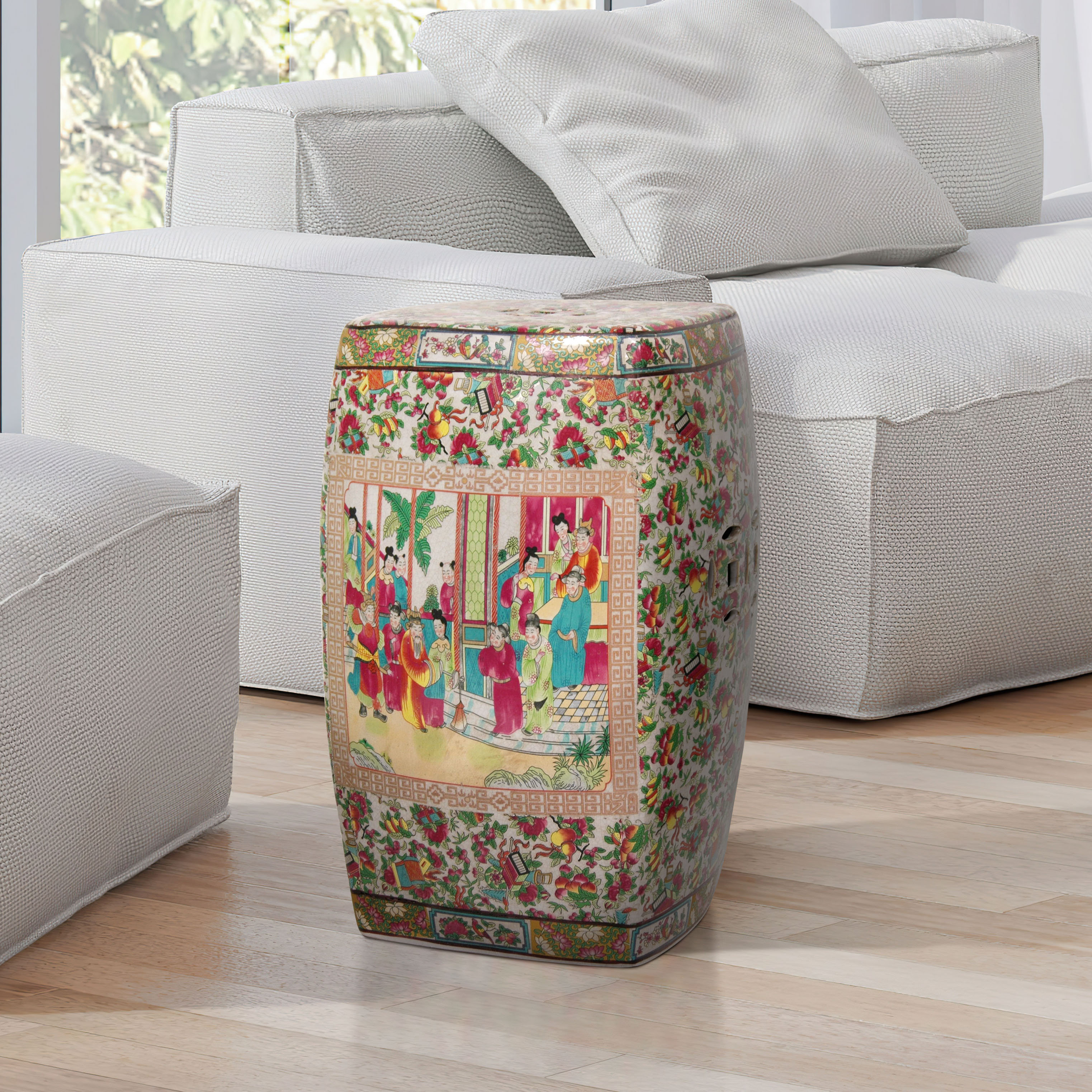 Oriental Furniture Garden Stool & Reviews | Wayfair