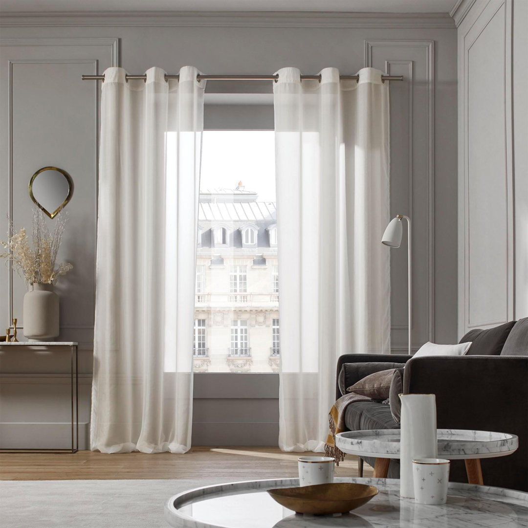 Voilage À Oeillets Light Écru - 