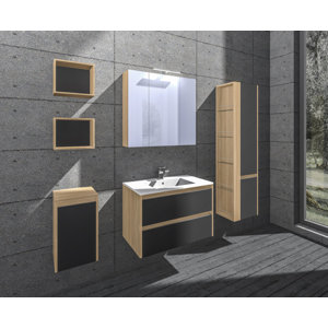 Norah 7 Piece Bathroom Furniture Set von Belfry ..