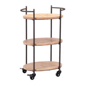 Sheraden Tri Level Bar Cart by Bungalow Rose