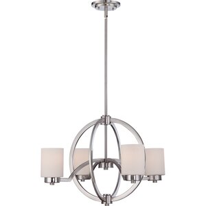 Peggy 4-Light Shaded Chandelier