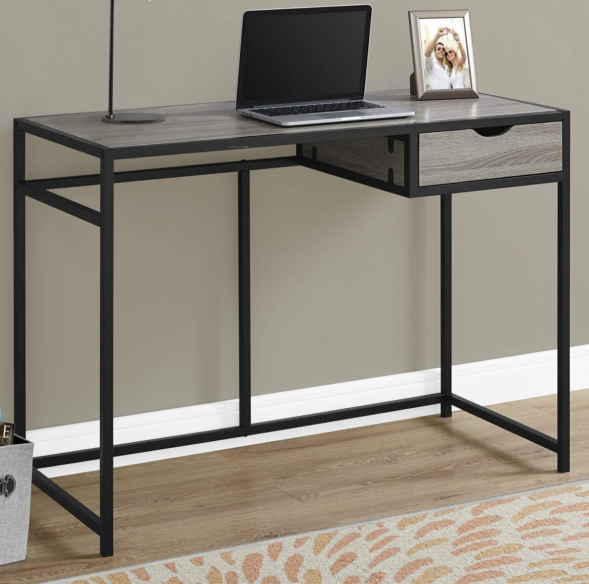 monarch specialties laptop table with drawers