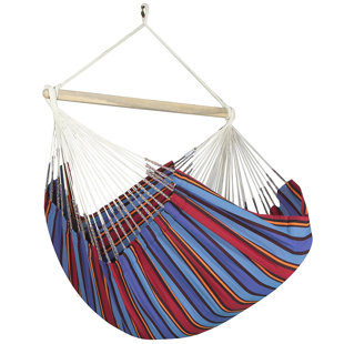 Go to store & view more images Caribbean Striped Chair Hammock by KW Hammocks