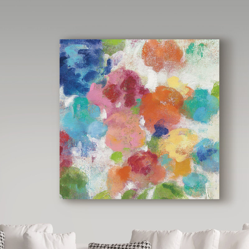 Winston Porter Hydrangea Bouquet I Square Iii Acrylic Painting