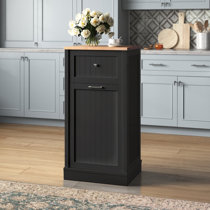 Wayfair | Trash Bin Compartment Kitchen Islands & Carts You ...