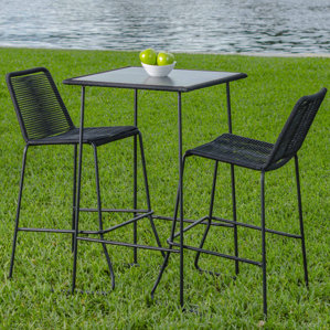 Mia 3 Piece Pub Table Set by Matrix