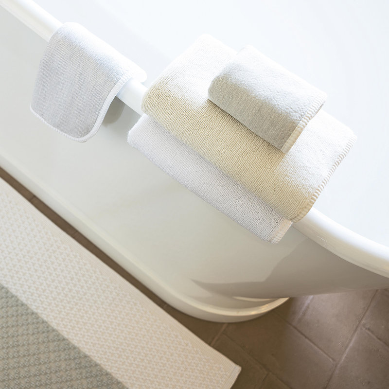 Symple Stuff Foran Linen Duo 6 Piece Bath Towel Set Wayfair