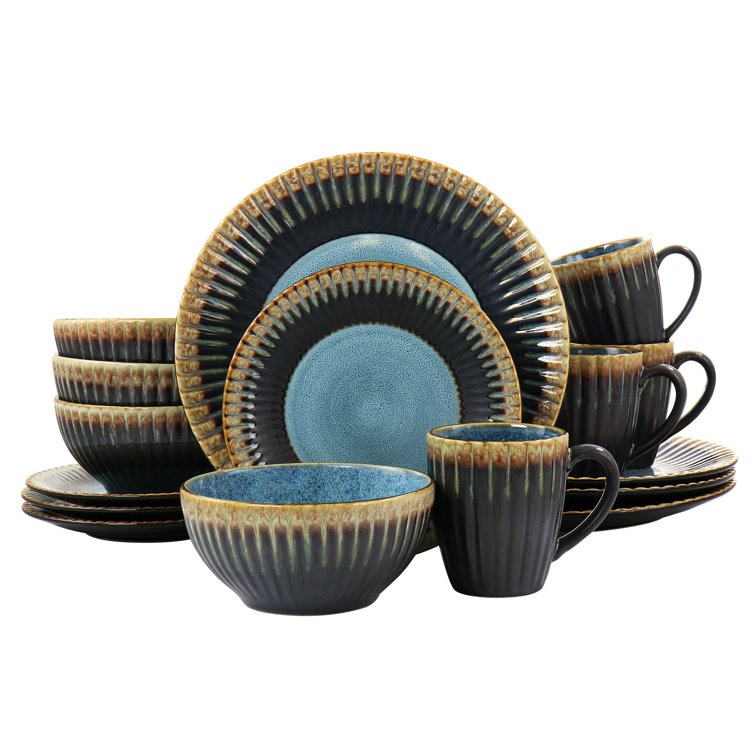 multi colored dinnerware sets