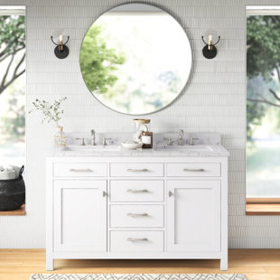 Curved Front Bathroom Vanity | Wayfair