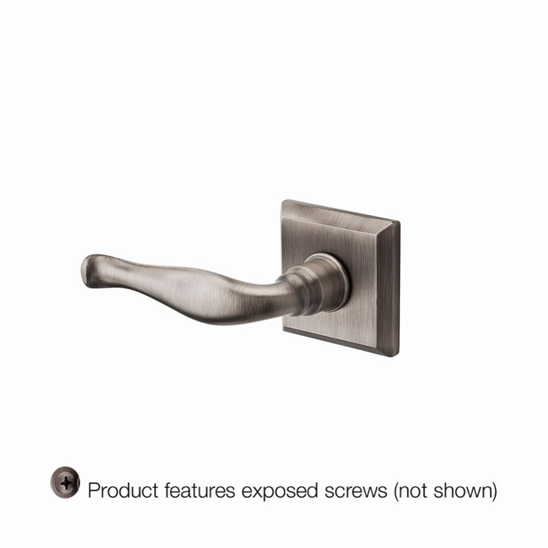 Baldwin Decorative Single Dummy Door Lever With Traditional Square