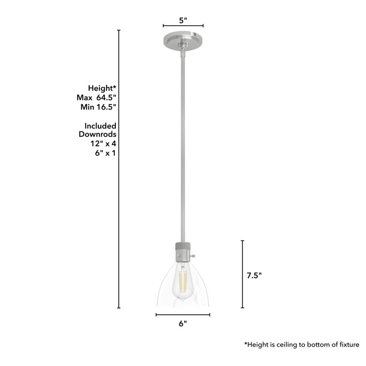 6 inch pendant light fitting Clearance