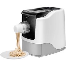 Automatic Pasta Maker for Time Saving And Healthier Life 【US Stock】Electric Noodle Maker Machine with 9 Noodle Molds And 2 Dumpling Molds Easy Cleaning Spiralizer Vegetable slicer 