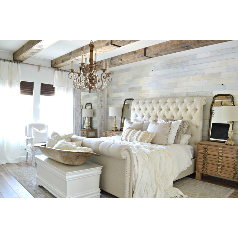 Timberchic 5 X 42 Reclaimed Peel Stick Solid Wood Wall Paneling Reviews Wayfair