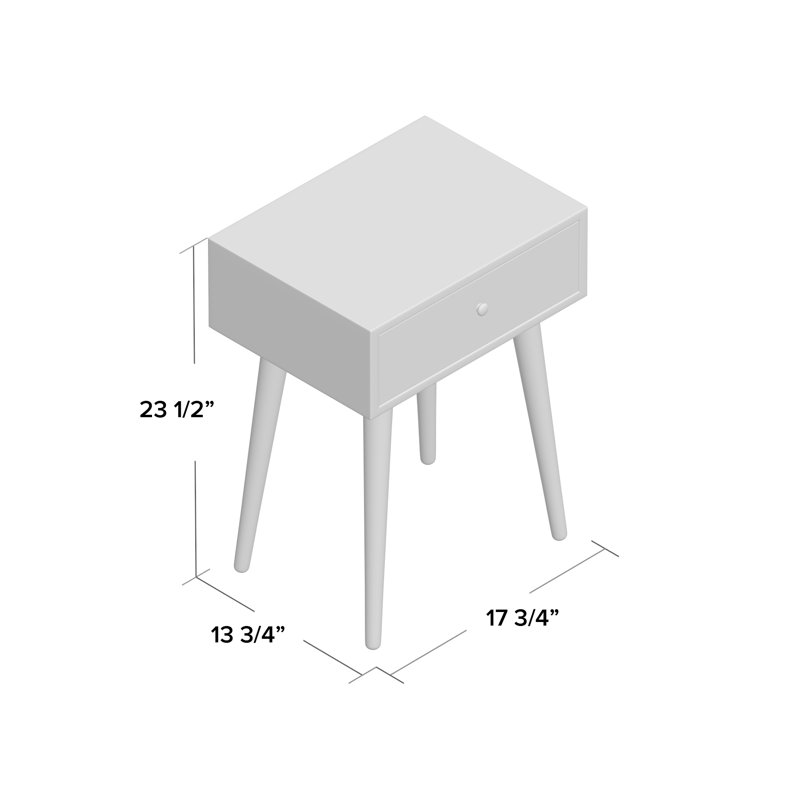 Langley Street Pelham End Table With Storage Reviews Wayfair Ca