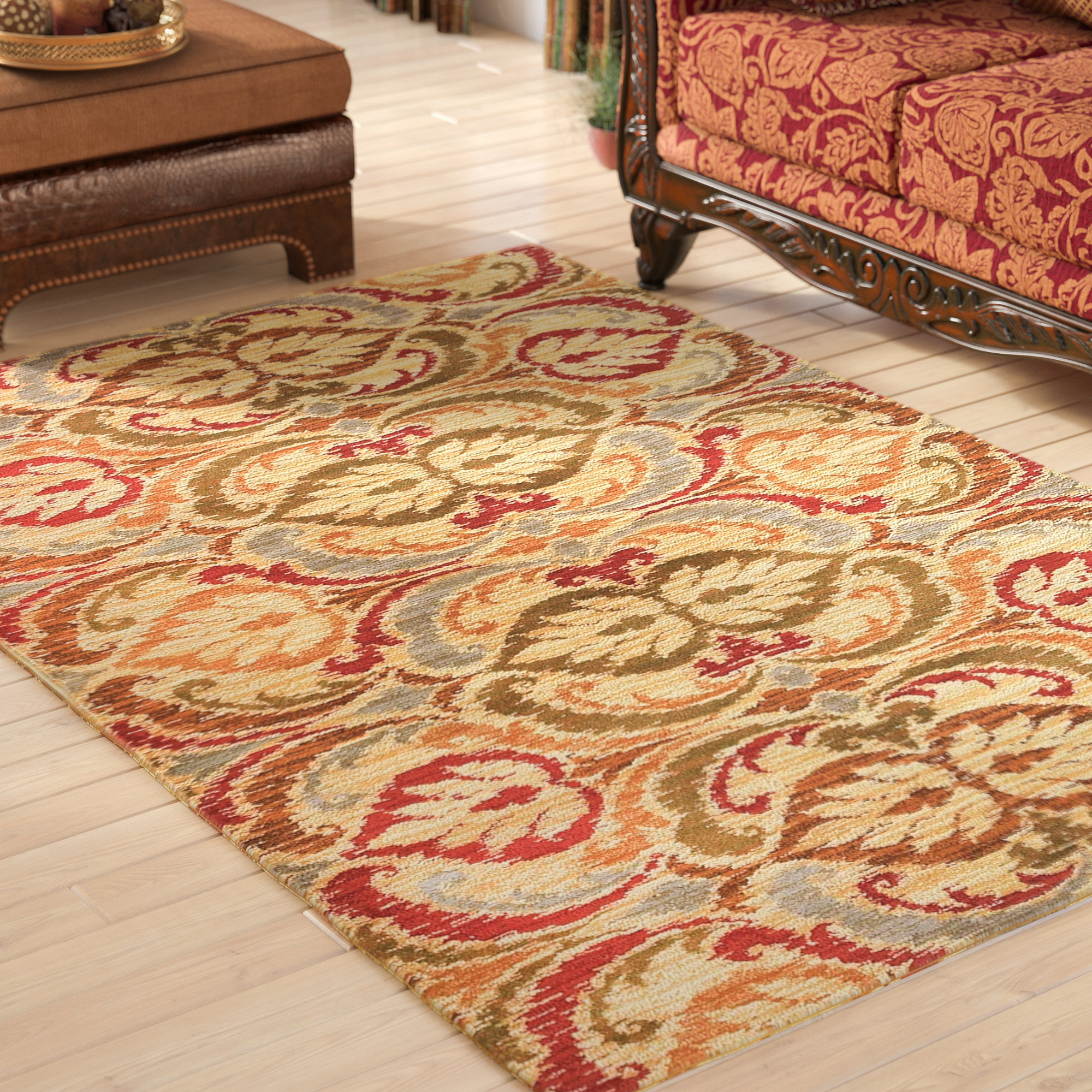Astoria Grand Ikin Gold Firenze Area Rug Reviews Wayfair Astoria Grand Ikin Gold Firenze Area