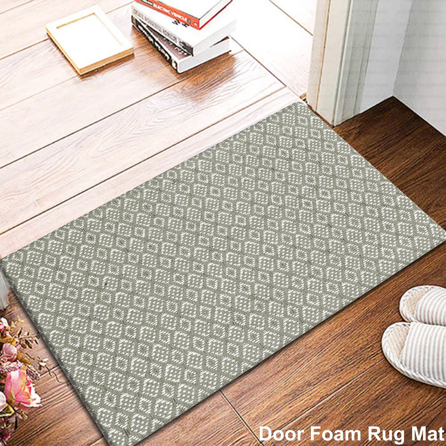Union Rustic Cotton Hand Woven Cushioned AntiFatigue Mat Kitchen