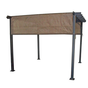 Go to store & view more images 9.5 Ft. W x 9.5 Ft. D Steel Pergola by Backyard Expressions