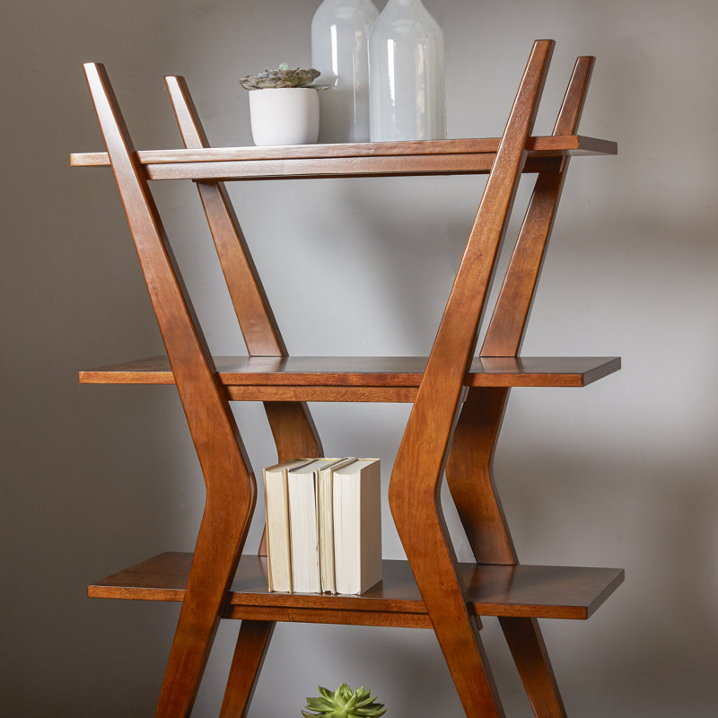 Langley Street Woodcrest Etagere Bookcase Reviews Wayfair