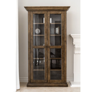Sainte-Rose Glass Standard Bookcase by Laurel Foundry Modern Farmhouse