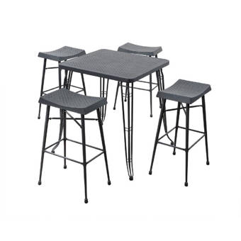 17 Stories Borum 5 Piece Dining Set Wayfair