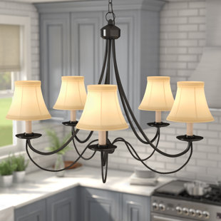 Go to store & view more images Lewellen 5-Light Shaded Chandelier by Three Posts