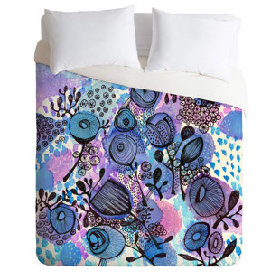Go to store & view more images East Urban Home Flowers Bloom Duvet Cover Set