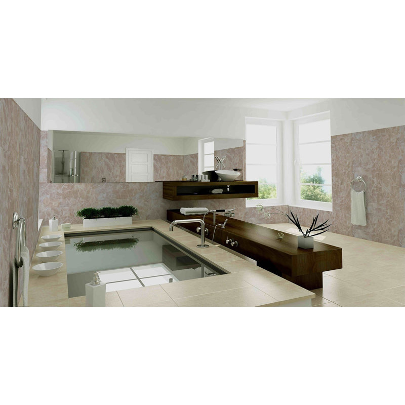 Charlton Home Venetian Marble 16 4 L X 23 6 W 3d Embossed Peel
