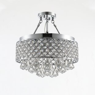 Chrome & Smoke Acrylic Crystal Jewelled Easy Fit Ceiling Chandelier Light Shade 