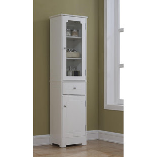 Linen Cabinets Towers You Ll Love Wayfair 15 75 W X 63 87 H Linen Tower