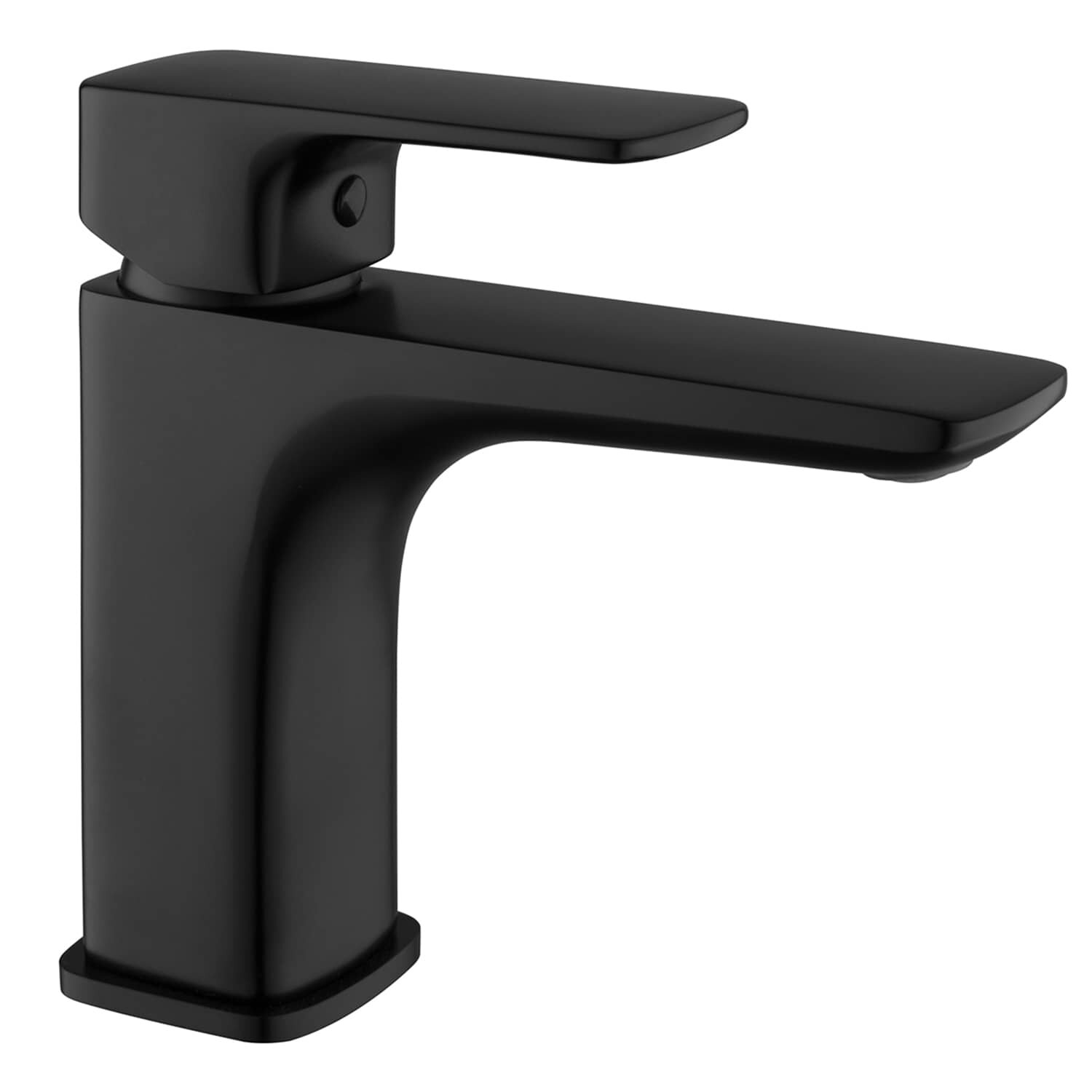 Kiko Home Single Hole Bathroom Sink Faucet Black Modern Bathroom Vanity Basin Faucets Solid Brass Single Handle Farmhouse Tap Mixer Taps With Valve Wayfair