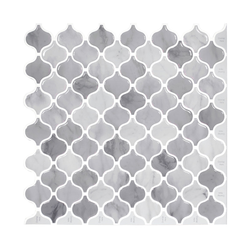 Tictactiles Damask 12 X 12 Pvc Peel Stick Mosaic Tile Reviews Wayfair