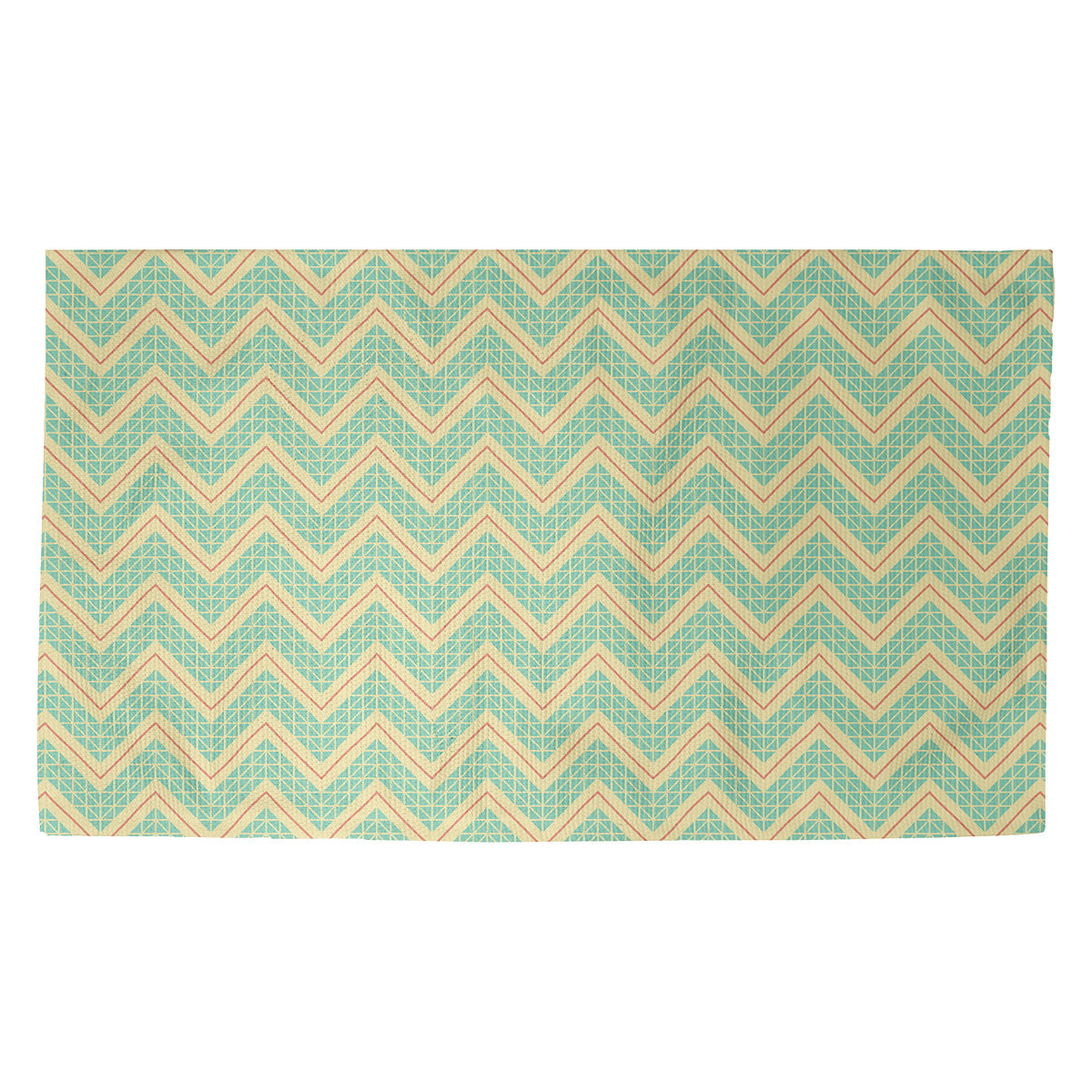 Brayden Studio Stephenie Hand Drawn Chevrons Green Area Rug Wayfair