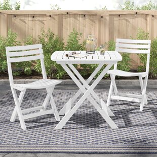 white patio bistro set